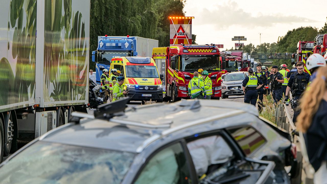 Krock på E6